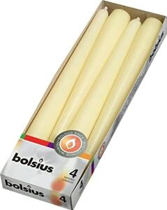 Bolsius 103600350905 Yemek Mumu, Parafin Mumu, Fildişi