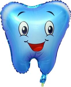Mini Party Store Diş Şeklinde Folyo Balon 50 Cm, 3222309