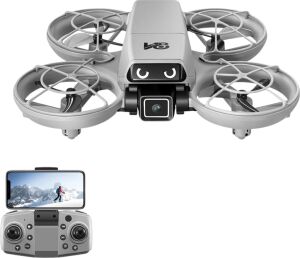 LED Işıklı Mini Drone Kameralı Headless ve App Destekli