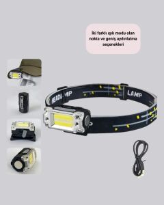 Taşınabilir Şarjlı LED Fener XPE95LM COB120LM Manyetik Gövde Yeni Nesil