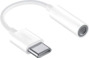 Store Type-C (Usb C) To 3.5mm Aux Dönüştürücü Adaptör Kulaklık Dönüştürücü Beyaz
