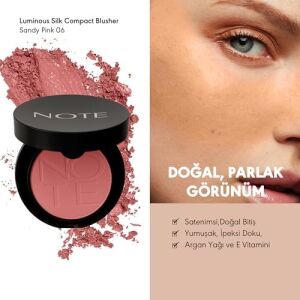 Luminous Silk Compact Blusher 06 Sandy Pink Toz Allık