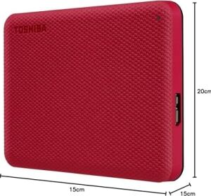 Canvio Advance 2.5'' 1tb USB 3.2 Gen-1 Kırmızı (HDTCA10ER3AA) Taşınabilir Harici Sabit Disk