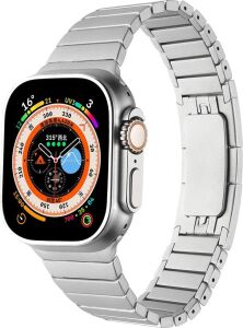 Ile Uyumlu 38MM/40MM Krd-35 Metal Kordon Gümüş