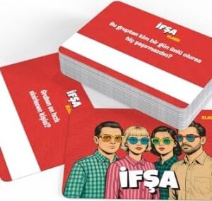 Zigzag Games Ifşa Klasik Kutu Oyunu, 64 Kartlı, Kalem Hediyeli, 12+ Yaş, Arkadaş Grubu Için