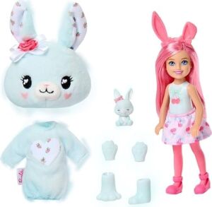 Cutie Reveal Sevimli Ayıcıklar Chelsea Küçük Bebek ve Aksesuarları, Pelüş Hayvan Kostümü ve Renk Değişimi Dahil 6 Sürpriz Içeren 2. Seri (Stiller Çeşitlilik Gösterebilir), JGH75