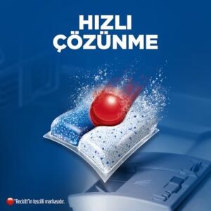 Quantum 40 Kapsül Bulaşık Makinesi Deterjanı Tableti (1 x 40 Kapsül)