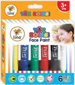 Lino Yıkanabilir Yüz Boyası, 6lı