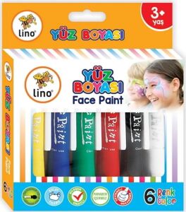 Lino Yıkanabilir Yüz Boyası, 6lı