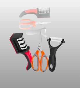 Çok Amaçlı Mutfak Makas Seti – Paslanmaz Çelik ve Ergonomik Tasarım