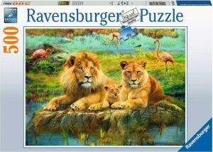 500P Puzzle Aslan Ailesi, Yapboz
