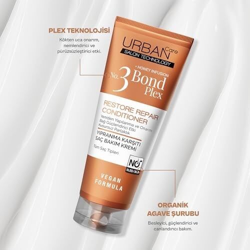 No.3 Plex Yıpranma Karşıtı Saç Bakım Kremi 250 Ml- Vegan
