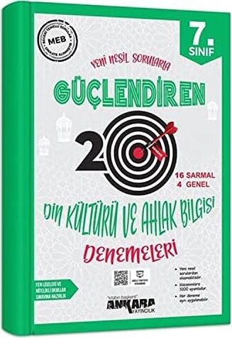 Ankara 7. Sınıf Din Kültürü ve Ahlak Bilgisi Güçlendiren Denemeleri