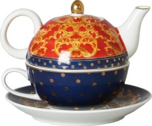 Art Clarissa Tek Kişilik Demlik & Fincan Set