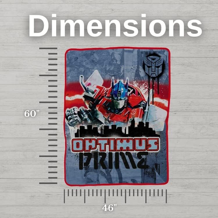 Franco Koleksiyon Transformers Rise Of The Beasts Film Yatak Süper Yumuşak Mikro Raschel Örtüsü, 116,8 cm x 152,4 Cm, (Resmi Lisanslı Ürün)