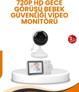 Ebeveyn Kontrollü 2.8 Inç Bebek Monitörü Güvenli Izleme