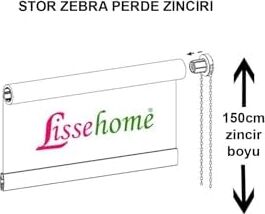 Stor ve Zebra Perde Mekanizma Zinciri (Beyaz Renk Rediktörlü)