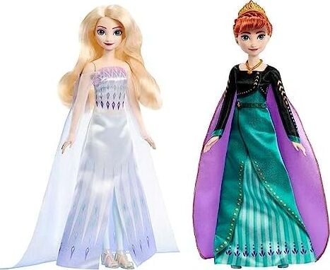Frozen  Karlar Ükesi Prensesleri Anna ve Elsa - 2'li Paket, 3 Yaş ve Üzeri, HMK51