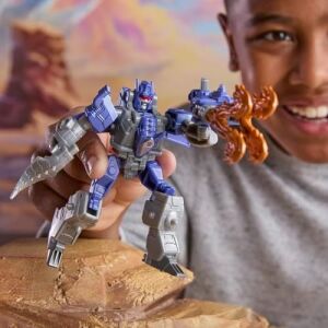 Cyberworld Galvatron Zırhlı Siber Değiştiriciler 10 cm Aksiyon Figürü, Ejderha Moduna Hızlı Değişim, Erkek ve Kız 6 Yaş ve Üzeri Için Robot Oyuncakları