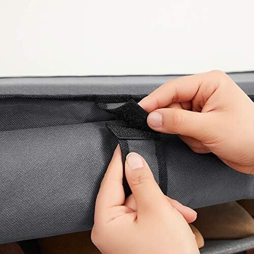 Store Gri, RXJ36G 88X28X160 Cm, Ayakkabı Rafı, 10 Katlı Geçirmez Örtülü Toz Yeni