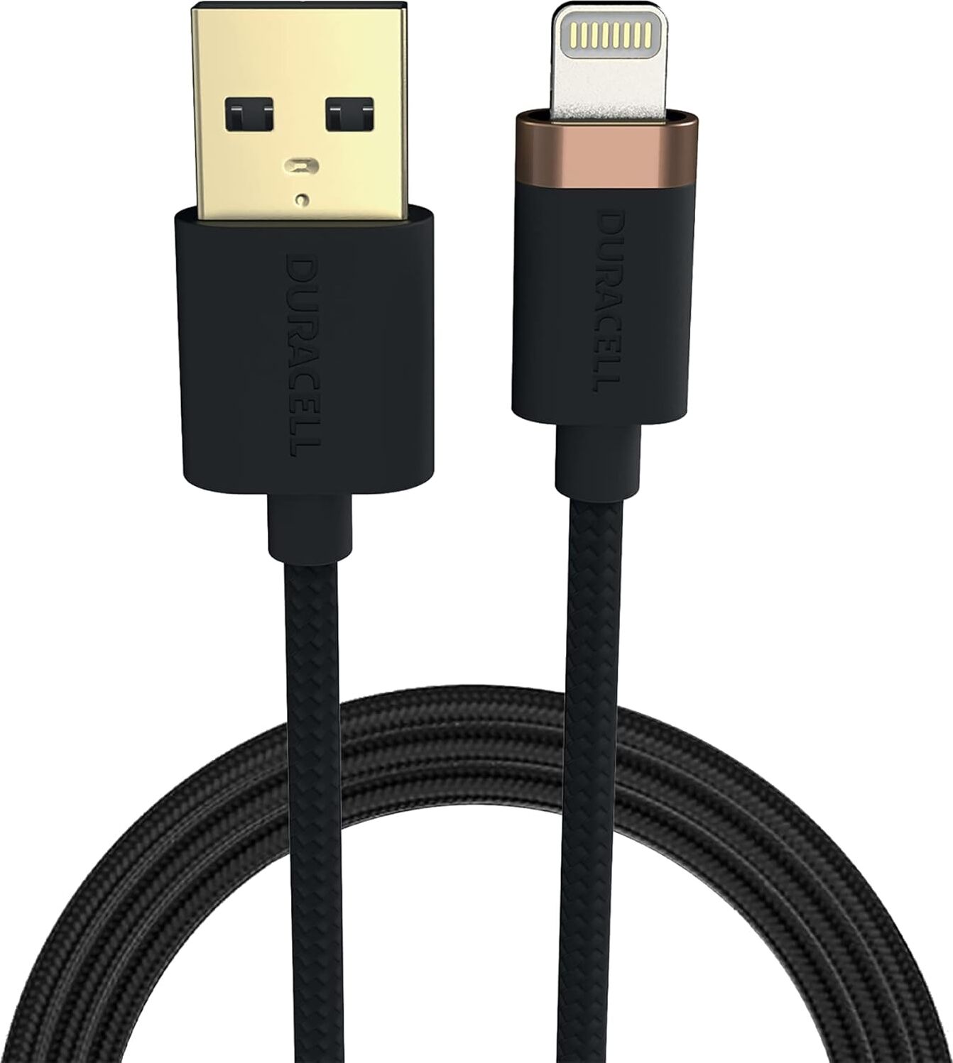 0,3m Lightning To Usb-A Örgülü Şarj Kablosu - Siyah