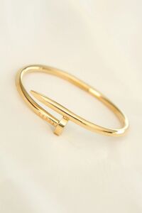 316L Çelik Gold Renk Çivi Model Bileklik
