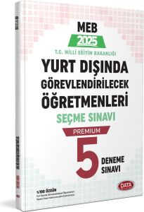 Meb Yurt Dışında Görevlendirilecek Öğretmenleri Seçme Sınavı Premium 5 Deneme Sınavı Data Yayınları