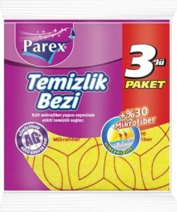 30% Mikrofiber Temizlik Bezi 3'lü