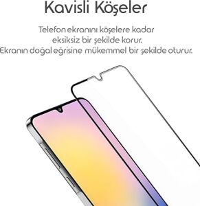 Galaxy A25 Için Ekran Koruyucu 9h Sertlikte Anti-Static Temperli Cam Görüntü Kalitesini ve Dokunmatiği Etkilemeyen Çizilme ve Darbelere Karşı Ekranı Kaplayan Premium Galaxy A25 Koruma