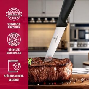 6.7233.6 Mutfak 6'lı Steak-Biftek Bıçağı (Blisterli)