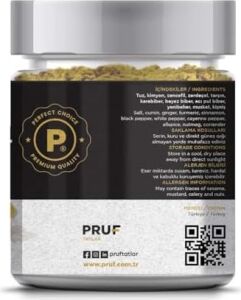 Pruf Ras-El Hanut Çeşnisi/ras-El Hanout Seasoning 145 Gr. Sağlıklı Cam Kavanoz