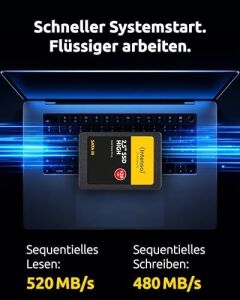 Intenso SSD 2.5 Inç Sata 3 120 Gb, Siyah