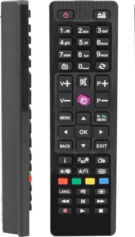 Seg Techwood Regal Finlux Mor Tuşlu LCD LED Smart Tv Kumandası