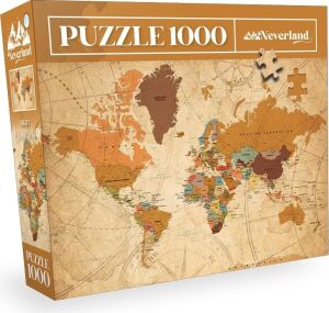 1000 Parça Puzzle - World Map-Iı (Dünya Haritası-Iı)
