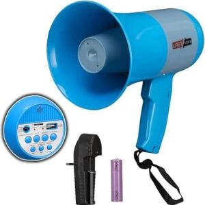 Mgf-50 USB Şarjlı El Megafon 50 Watt Kayıt USB Siren (Şarj Aleti Içerisinde)