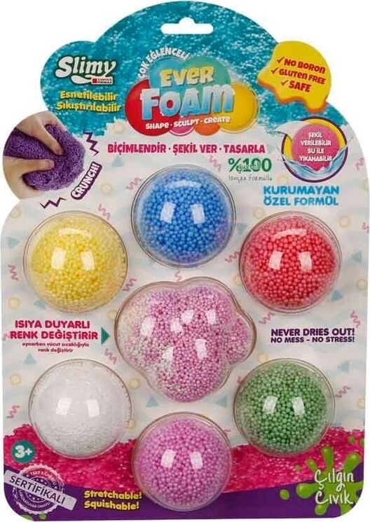 Slimy Ever Foam 7 Renkli Slime