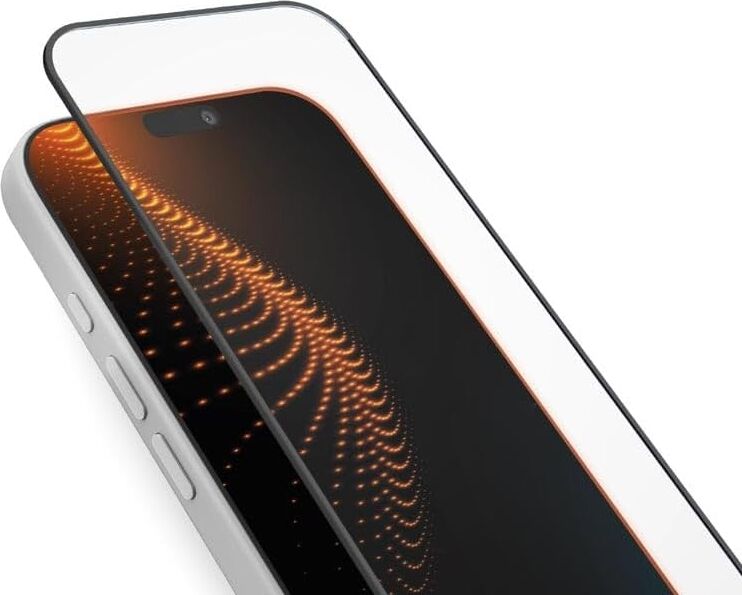 For iPhone ile Uyumlu Privacy Gizli Kırılmaz Cam Tam Kaplayan Su Itici Safir Ekran Koruyucu + Uygulama Bezleri (Hayalet,11/xr)