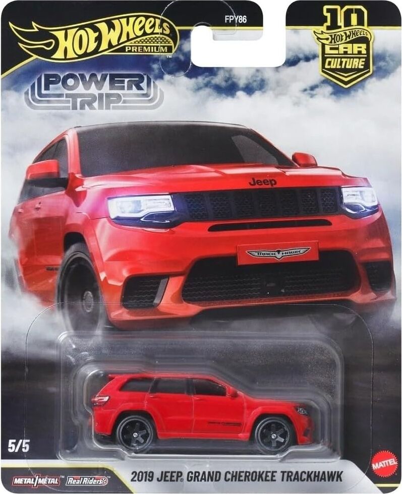 Premium Araba Kültürü Jeep Grand Cherokee Trackhawk Suv Spor Araba 1:64 Ölçekli Metal Koleksiyon Oyuncak Araba 3 Yaş ve Üzeri Için