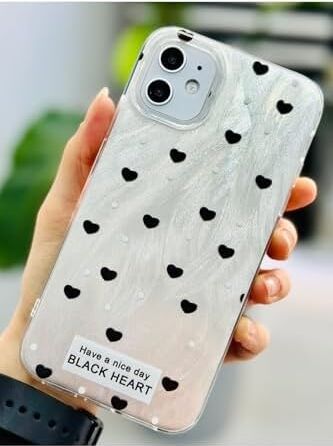 Iphone 11 ile Uyumlu Shine Kalp Tasarımlı Renk Geçişli Parlak Silikon Korumalı Kılıf