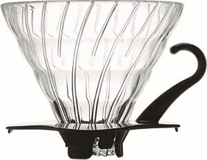 Hario V60 02 Dripper (Siyah Cam)