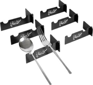 3D Özel Baskı 6’lı Kaşık Çatal Düzenleyici Dekoratif Stand