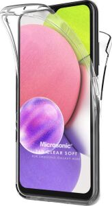Galaxy A34 Kılıf 6 Tarafı Tam Full Koruma 360 Clear Soft Şeffaf [galaxy A34 ile Uyumlu Kılıf - Şeffaf]