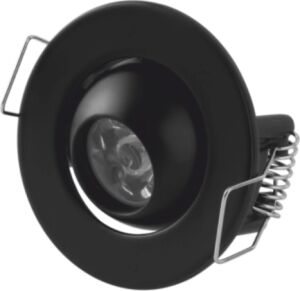 1 Adet Cata Ct 5268 Ufo Yıldız 1.5W Sıva Altı LED Spot Siyah Kasa Gün Işığı 3200K