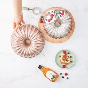 Cake Pro Dilimli Rosegold Döküm Kek Kalıbı