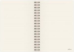 Marble Spiralli Defter Çizgili Rise 17X24 cm