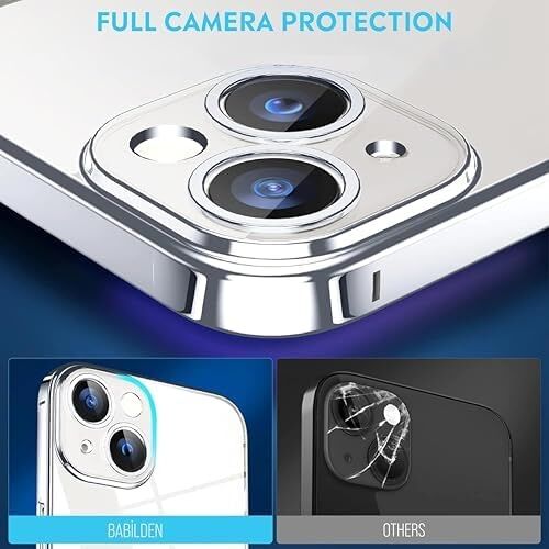 Apple iPhone 15 Kamera Korumalı Şeffaf Silikon Kılıf