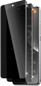 - Xiaomi Mi 15 Ultra ile Uyumlu Ekran Koruyucu Hayalet Cam Tam Kaplar Oval Temperli Nano Privacy