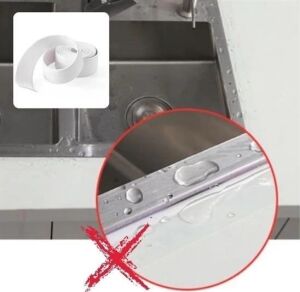 6 Lı Su Sızdırmaz Banyo Mutfak Lavabo Küvet Izolasyon Şerit Bant Pratik Ürün