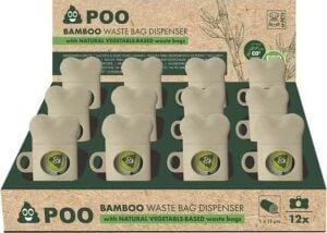 M-Pets Poo Bamboo Dışkı Toplama Seti 15 Yaprak 12Lİ Set