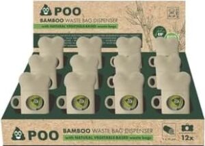 M-Pets Poo Bamboo Dışkı Toplama Seti 15 Yaprak 12Lİ Set
